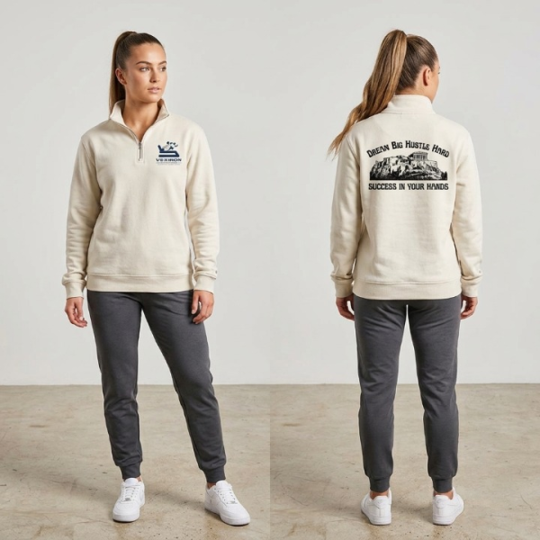 Fleece Quarter-Zip & Jogger Set